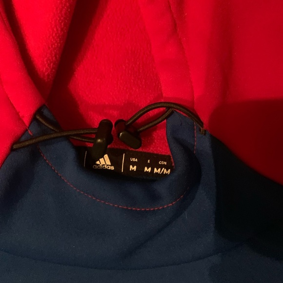 Kansas Jayhawks Adidas Mens Hoodie Size Medium - Picture 4 of 5